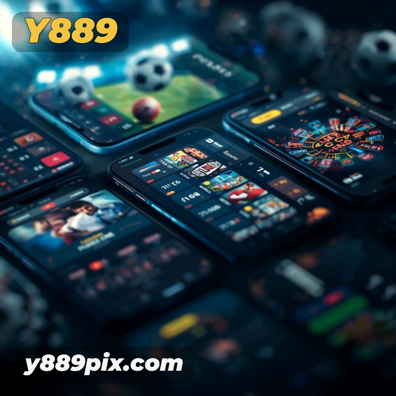Aplicativo móvel y889 para iOS e Android